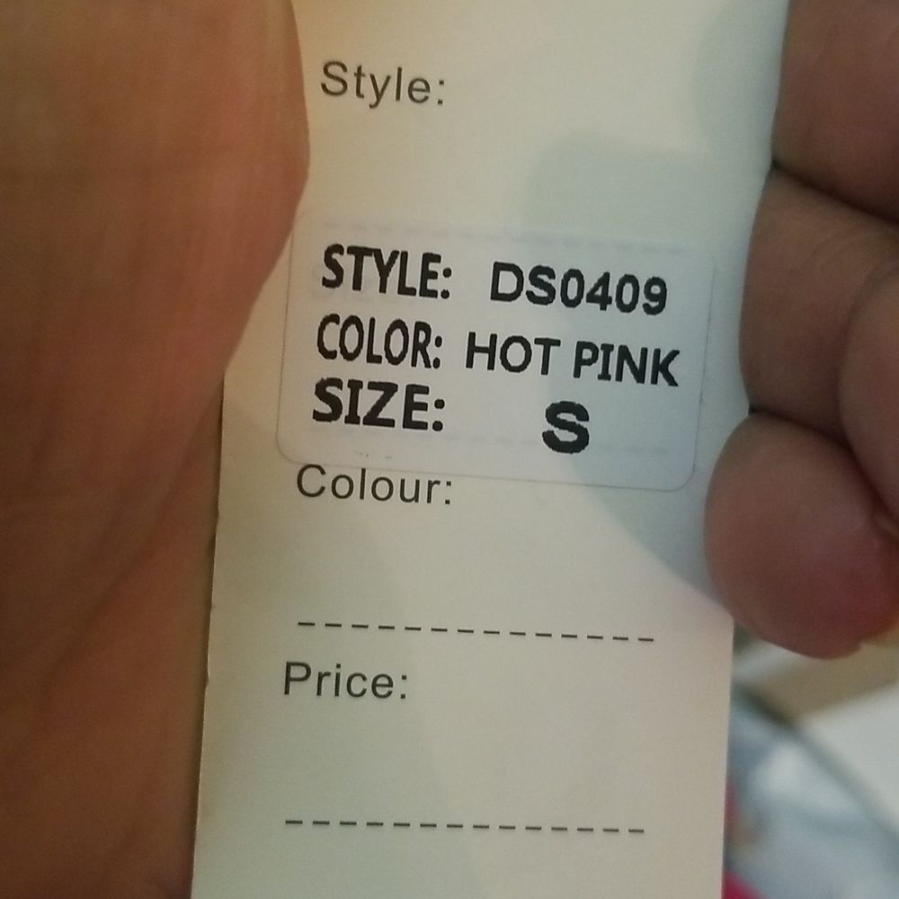 Daisy Slit Halter Turtleneck Sweater Top NWT Ribbed, Sexy, Open Front, Black, Pi - Picture 14 of 16